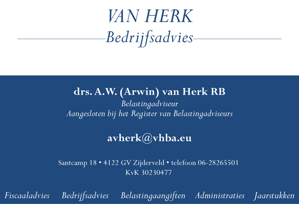 Arwin van Herk, Bedrijfsadvies